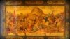 نبرد باگرواند در یک جلد لاکی از دوره قاجار به تصویر کشیده شده است. (عکاس: پژمان اکبرزاده)