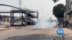 Manifestação violenta em Luanda