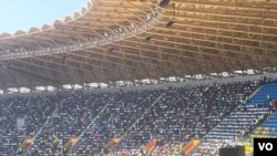 Ababarirwa mu bihumbi biganjemo abatuye mu murwa mukuru, Kigali bitabiriye ibi birori byabereye kuri Stade Amahoro i Remera