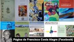 Capas de algumas obras de Francisco Costa Alegre, escritor são-tomense