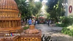 Tham quan các công trình kiến thúc thu nhỏ
trong mùa Giáng sinh ở thủ đô Mỹ