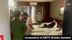 Trang ANTV đưa tin về vụ công an Khánh Hòa bắt một số người liên quan đến mua dâm trẻ vị thành niên, 7/2/2024.