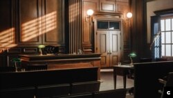 Empty American Style Courtroom (Adobe Stock)