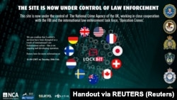 Osumnjičeni pripadnici jedne od najozloglašenijih svetskih grupa za sajber kriminal “Lokbit rensomver” uhapšeni su i optuženi u okviru međunarodne akcije (Foto: Reuters/Handout)