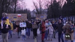 Thousands in Warsaw Mark Anniversary of Russian Invasion of Ukraine