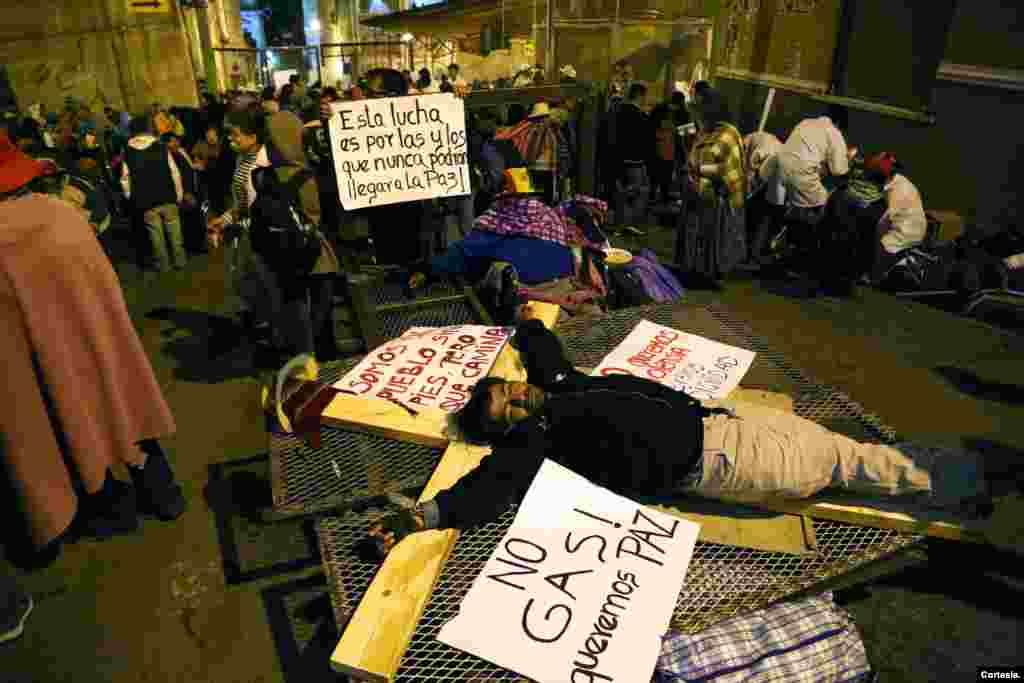 Personas con discapacidad radicalizan su protesta. [Foto: United Notions Film]