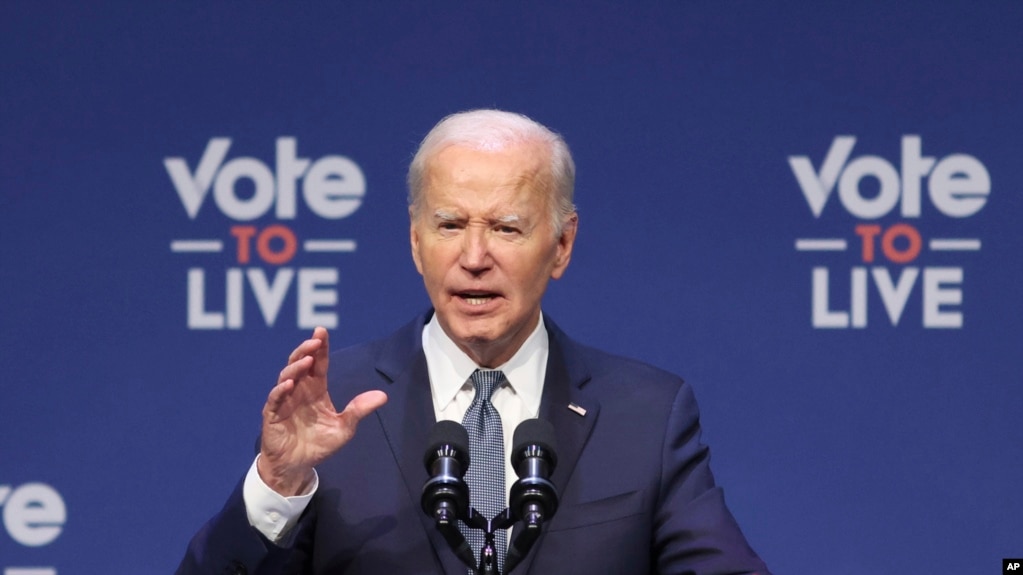 Presidenti Joe Biden mban fjalim gjatë takimit "Prosperity Summit" më 16 korrik, 2024 në Las Vegas/AP