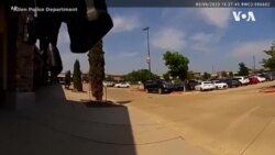 警方公佈德州槍擊案擊斃嫌犯的警察隨身錄影片段