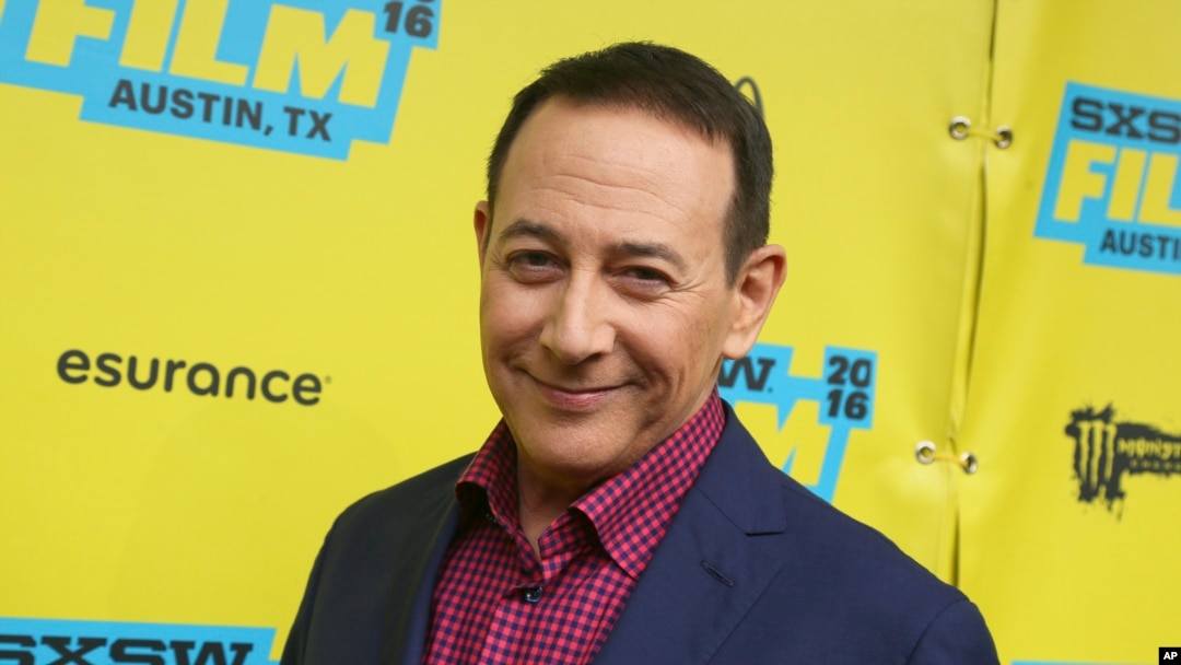 FILE - Paul Reubens attends the world premiere of "Pee-wee's Big Holiday" during the South by Southwest Film Festival, March 17, 2016, in Austin, Texas. Reubens died Sunday night after a six-year struggle with cancer.