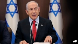 Perdana Menteri Israel Benjamin Netanyahu 