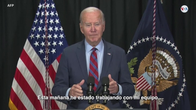 Biden sobre la liberación de rehenes