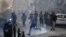 Protesters clash with CRS riot police at the Porte d'Aix in Marseille, southern France on June 30, 2023, over the shooting of a teenage driver by French police in a Paris suburb on June 27.