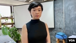 《華爾街日報》記者鄭嘉如當選新一屆香港記者協會主席。(美國之音照片)