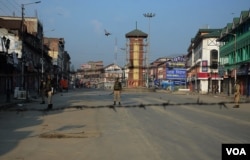 The government of India imposed a tight curfew on J&K for a couple of months after scrapping the region’s special status. (Wasim Nabi for VOA)