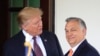 FILE - President Donald Trump welcomes Hungarian Prime Minister Viktor Orban to the White House in Washington, on May 13, 2019. 