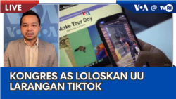 Laporan VOA untuk TVRI: Kongres Amerika Serikat Loloskan UU Larangan TikTok