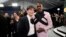 Cillian Murphy, left, and Colman Domingo arrive at the 30th annual Screen Actors Guild Awards on Feb. 24, 2024, at the Shrine Auditorium in Los Angeles. 