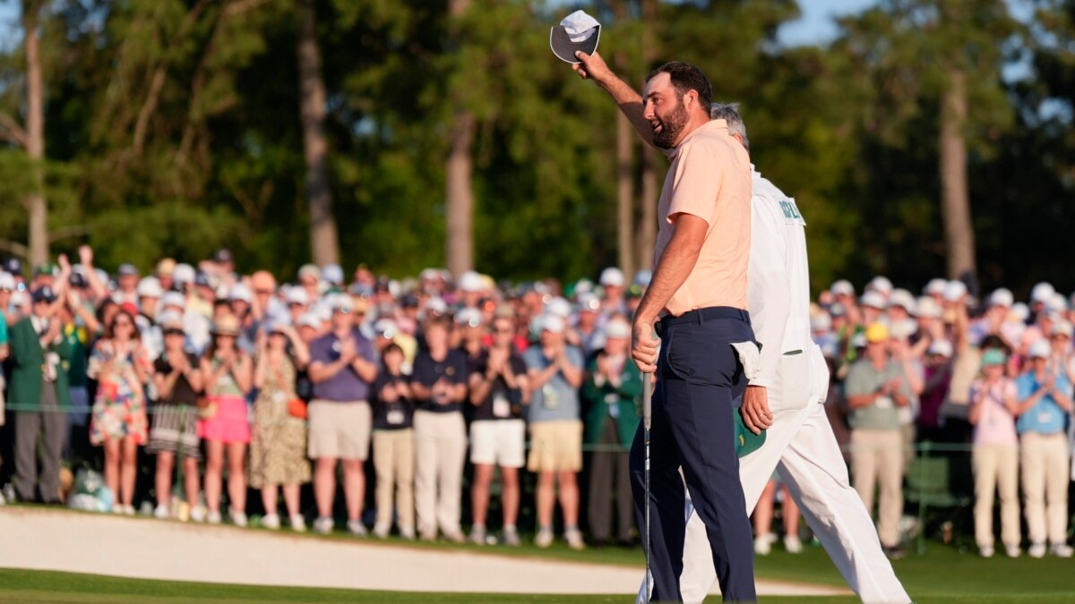 American Scottie Scheffler wins 2024 Masters golf tournament