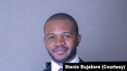 FILE—Stanis Bujakera journlaist of "Jeune Afrique" and Actualite.cd, in Kinshasa, June 10 2019.