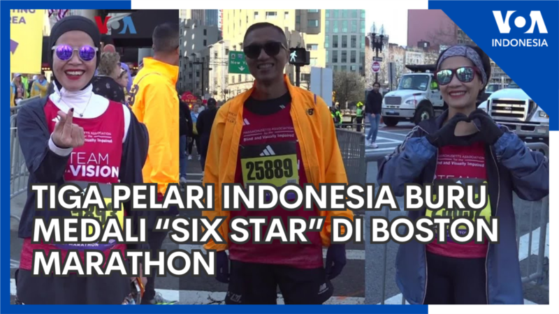 Pelari Indonesia Memburu Medali "Six Star" di Boston Marathon