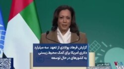 گزارش فرهاد پولادی از تعهد سه میلیارد دلاری آمریکا برای کمک محیط زیستی به کشورهای در حال توسعه