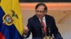 El presidente de Colombia, Gustavo Petro, pronuncia un discurso mientras asiste a la apertura de una nueva sesión legislativa del Congreso de Colombia, en Bogotá, Colombia, el 20 de julio de 2023.