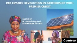 Abigail Mangwenzi Mutungamiri weSangano reRed Lipstick Revolution