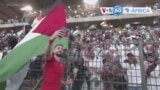 Manchetes africanas: África do Sul recebeu a equipa palestiniana de futebol para um jogo solidário