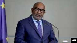 FILE—Comoros' President Azali Assoumani attends a news conference during the G20 Investment Summit - German Business and the CwA countries on the sidelines of a Compact with Africa in Berlin, Germany, November 20, 2023.