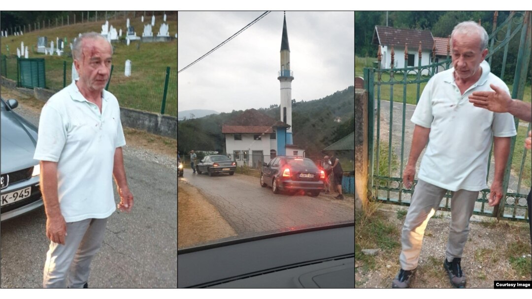 Napad na Senada Sejfića. (Foto: Safet Mehmedović)