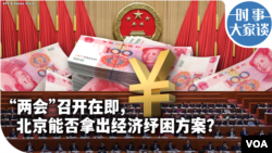 时事大家谈： “两会”召开在即，北京能否拿出经济纾困方案？
