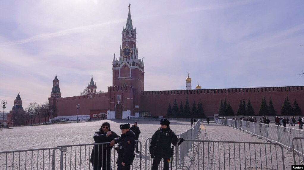 Архівне фото: охорона поблизу Кремля, 20 березня 2023 року REUTERS/Evgenia Novozhenina