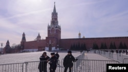 Красная площадь в Москве, 20 марта 2023 года