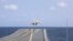 FILE - In this photo released by Xinhua News Agency, a J-15 Chinese fighter jet takes off from the Shandong aircraft carrier during military exercises around Taiwan by the Eastern Theater Command of the Chinese People's Liberation Army, April 9, 2023.