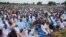 FILE - Nigerian Muslim attend Eid al-Adha prayers at an open field in Lagos, Nigeria, Wednesday, June 28, 2023.