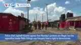 VOA60 Africa - Kenya: Police on high alert for second round of anti-government protests