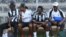 Dumaza Dube with other Highlanders FC coaches