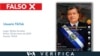 Es falso que el 'Chino' Flores sea presidente de El Salvador, como se dice en video de TikTok
