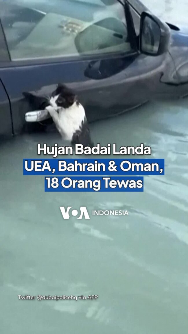 Hujan Badai Landa UEA, Bahrain, & Oman, 18 Orang Tewas