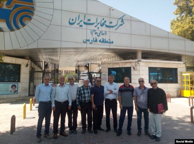 اعتراضات بازنشستگان مخابرات، استان فارس، دوشنبه ۲۷ شهریور ۱۴۰۲