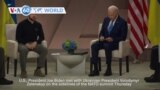 VOA60 World - Biden meets Zelenskyy, announces new security assistance package for Ukraine