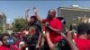 South African Opposition Party Protests Ramaphosa's Presidency