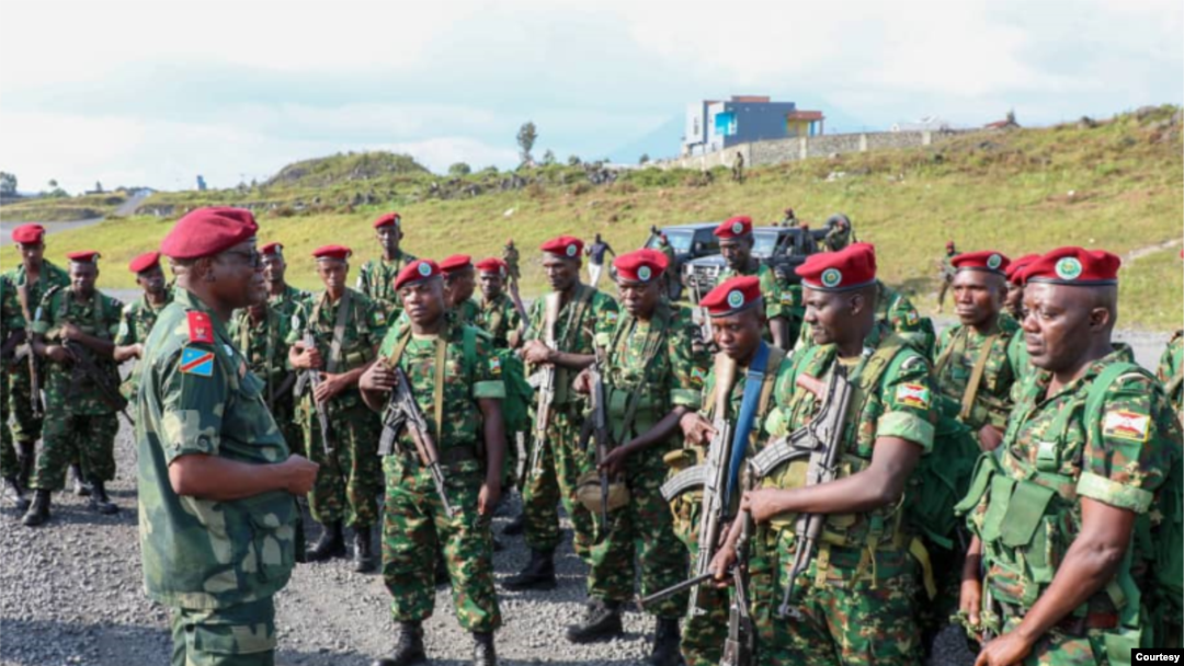 Bamwe mu basirikare b'Uburundi muri Kongo