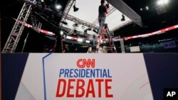 Ogeessa laayitiingii CNN Been Staret, falmii pirezidaantii Pirezidaantii Joo Baayiden fi Pirezidaantii duraanii Doonaald Tiraamp edduutti Atlaantaa keessatti gaggeeffamuuf ibsaa oggaa tottolchu, June 26, 2024.