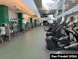 The cardio area at Cleveland State University's rec center.