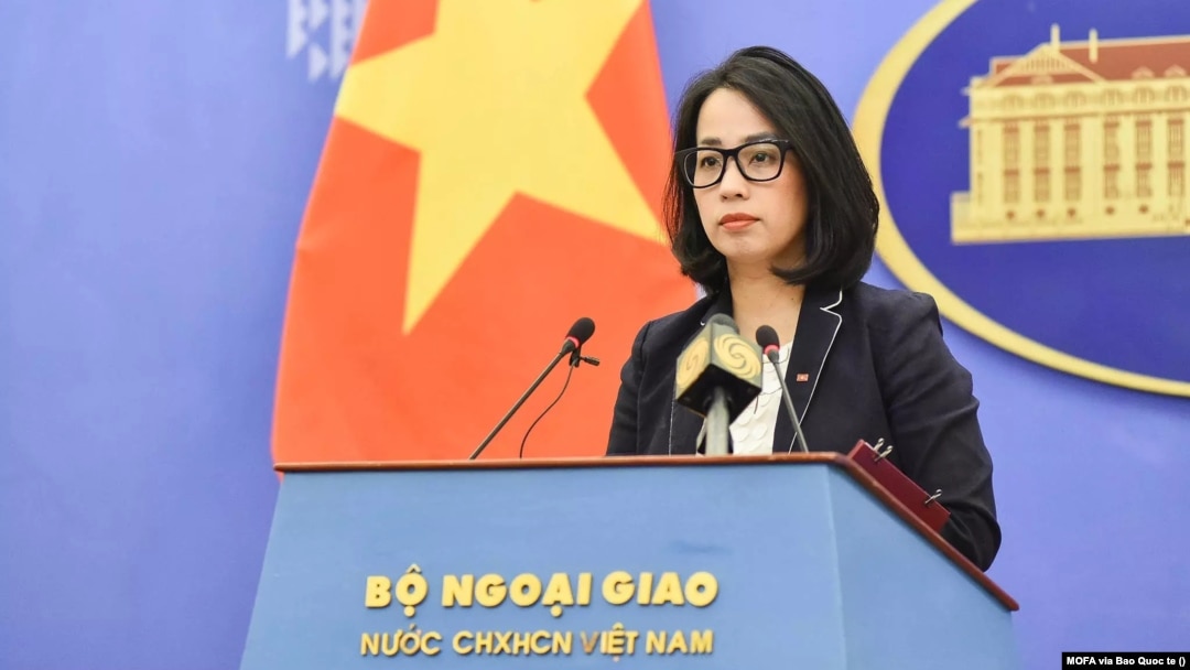 Phát ngôn viên Bộ Ngoại giao Việt Nam Phạm Thu Hằng.