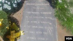 Tombstone erected in Bhalagwe in remembrance of Gukurahundi victims