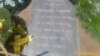 Tombstone erected in Bhalagwe in remembrance of Gukurahundi victims