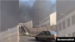 آتش‌سوزی در میدان نوبنیاد تهران