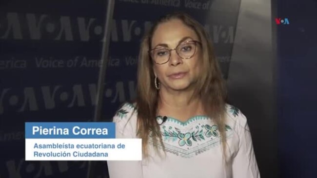 Pierina Correa habla de las razones del éxodo ecuatoriano